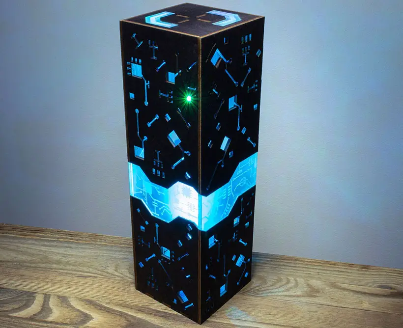 Cyberpunk Night Lamp Design