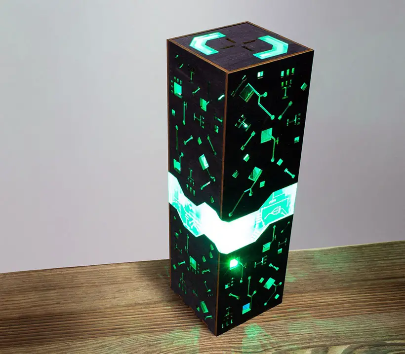 Cyberpunk Night Lamp Design