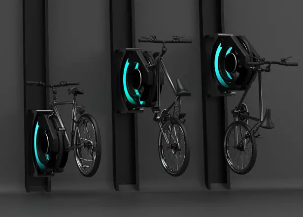 CYBLE Interactive Bicycle Stand by Subinay Malhotra