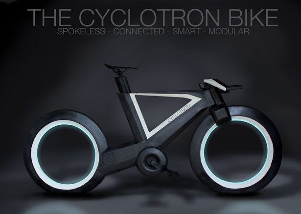 Cyclotron Bike: Innovative Spokeless Smart Cycle by Cyclotron Cycles