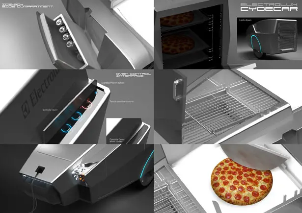 Cydecar : Future Pizza Kiosk Delivers Your Pizza To Your Doorstep and Literally “Fresh From The Oven”