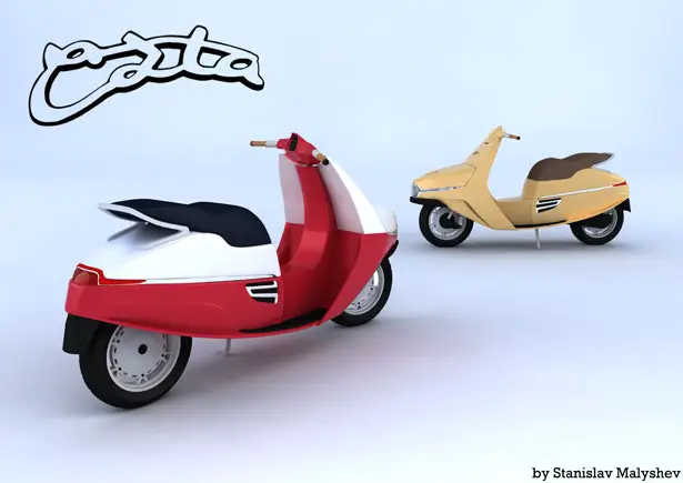 CZta Scooter Design Is Inspired by Cezeta 501 Scooter from 1957