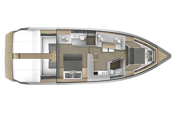 D43 Cruiser by De Antonio Yachts