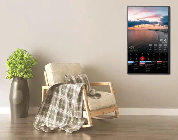 DAKBOARD Wall Display v2 Plus - Digital Board to Organize Your Daily Schedule