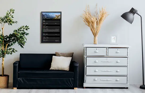 DAKBOARD Wall Display v2 Plus - Digital Board to Organize Your Daily Schedule