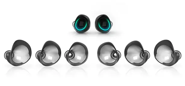 Dash Wireless Smart In Ear Headphones by Bragi