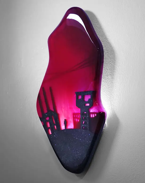 Dawn Lamp Sculpture by Eduard Locota