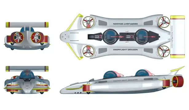 DeepFlight Dragon Persoal Electric Submarine