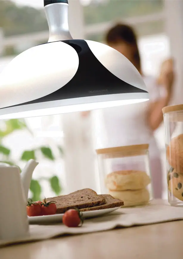 Delicious Wave : A Microwave and A Lamp in One