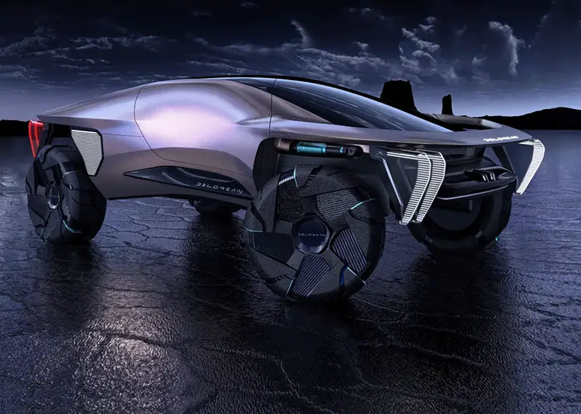 DeLorean Omega 2040 - DeLorean Futuristic Car Celebrates Mobility and Driving