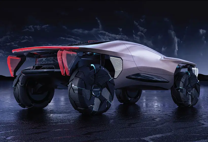 DeLorean Omega 2040 - DeLorean Futuristic Car Celebrates Mobility and Driving