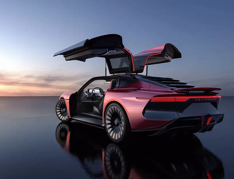 DeLorean Releases Electric DeLorean Alpha5 Concept Car