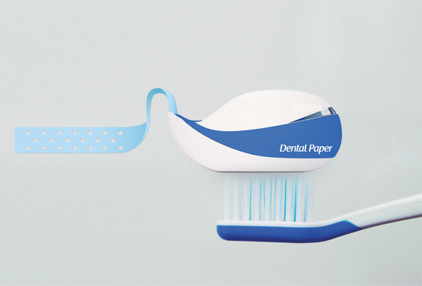 Dental Paper Conceptual Toothpaste Paper