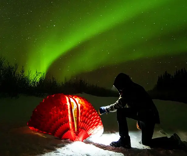 Snowcap Deployable Emergency Shelter Concept by Samuel Charles Barratt and Henry Glogau