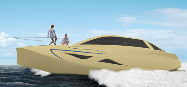 Design of a Futuristic Modern Vintage Yacht by Vidyanand S. Desai