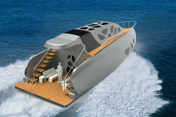 Design of a Futuristic Yacht for Elite Class in India by Vidyanand S. Desai