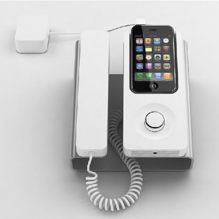 Desk Phone Dock Ensures Smarter Use of iPhone by Featuring Stylish and Handy Features