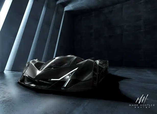 Devel Sixteen III Concept Supercar by Mark Hostler