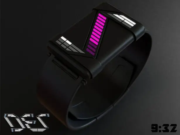 DEZ Watch Features Retro Futuristic Design