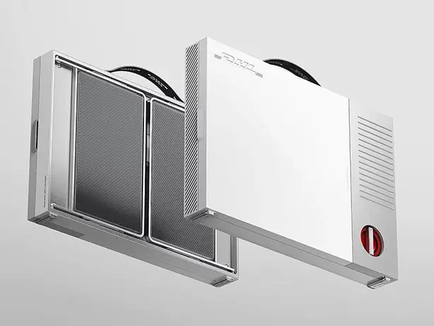 Shelf Portable Table and Camping Grill Concept Study for DHL by PDF-Haus and Dahae Lee