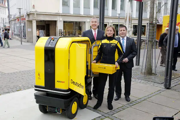 DHL Deutsche Post Launched PostBOT Self-Propelled Electric Robot