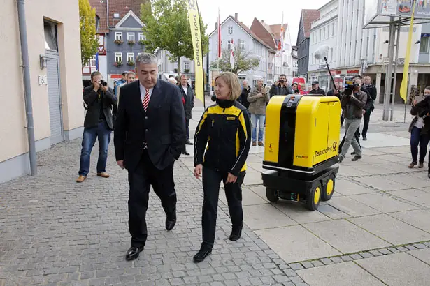DHL Deutsche Post Launched PostBOT Self-Propelled Electric Robot