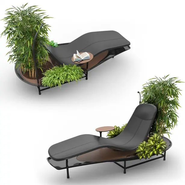 Dhyan Chaise Lounge by Sasank Gopinathan