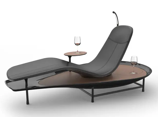 Dhyan Chaise Lounge by Sasank Gopinathan