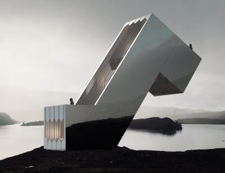 Unique Off-The-Grid Diagonal Dwelling for Scottish Highlands
