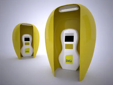 Kiosk for Digi Telecommunications Concept