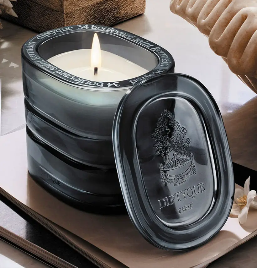 Diptyque Candle Glass Holder by Cristina Celestino
