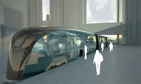 Elegant Diveria Modular Train Concept by Christian Gumpold