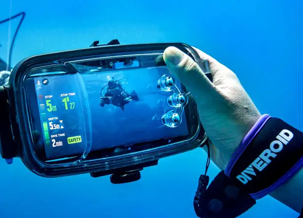 DIVEROID - a Diving Computer Transforms Your Smartphone into All-in-One Diving Gear