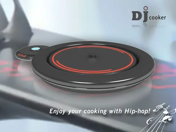 DJ Cooker Combines Cooking and Music Playing Into Cooking Machine