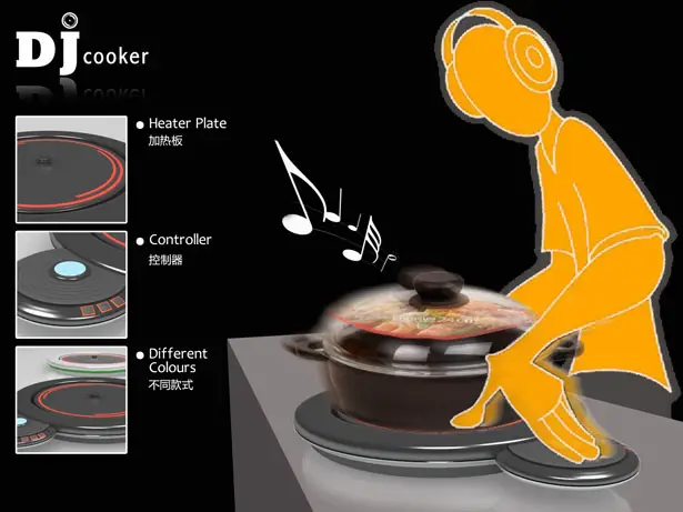 DJ Cooker by Li Jinhui