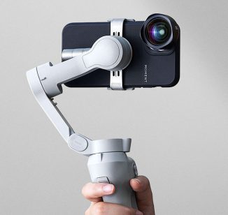 Folding DJI OM 4 Smartphone Stabilizer with Quick-Snap Magnetic Phone Attachment System