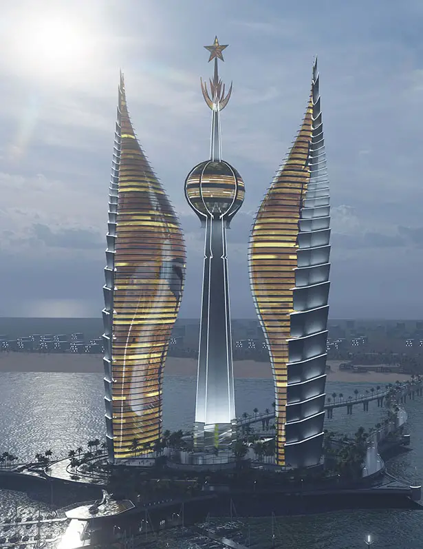 Djibouti Towers by Wizhevsky Architect