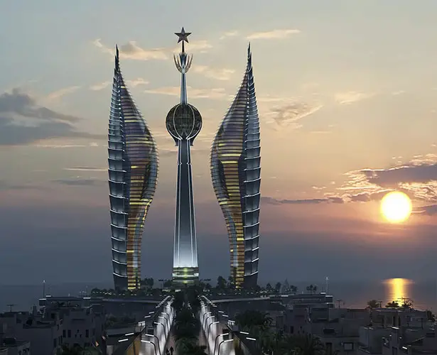 Djibouti Towers by Wizhevsky Architect