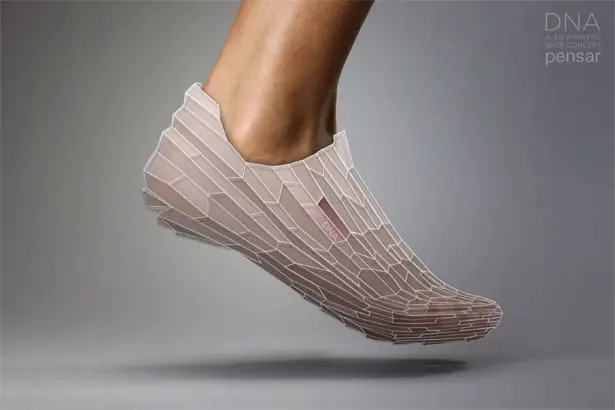 DNA 3D Printed Shoe System by Pensar Development