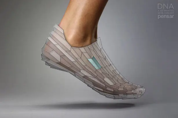 DNA 3D Printed Shoe System Creates Shoes that Fit You and Your Body Movement