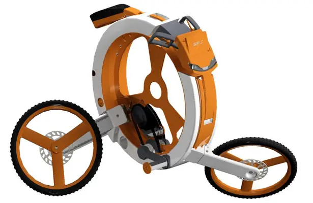 Donut Folding Bicycle by Arvind Mahabaleshwara