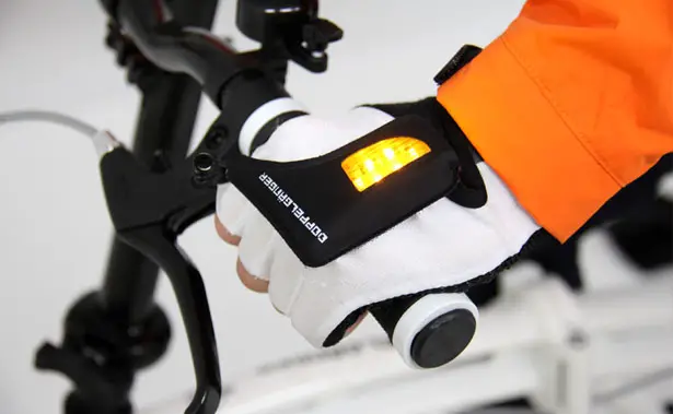 LED Turn Signal Gloves for Both Cyclists and Motorists