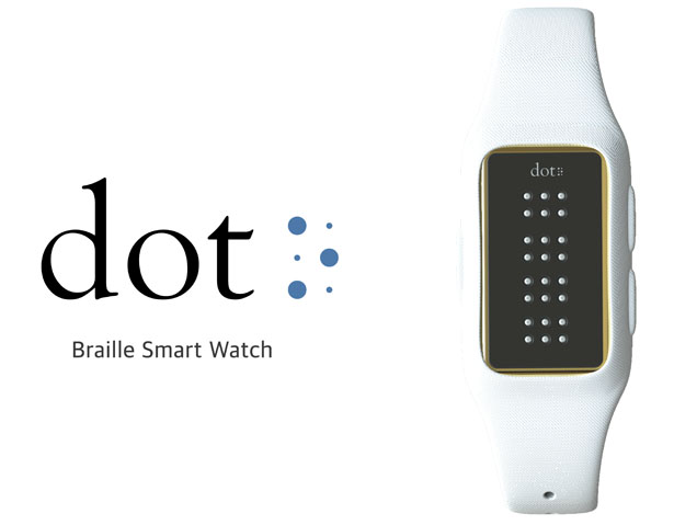 Dot Braille Smart Watch by Mason Joo