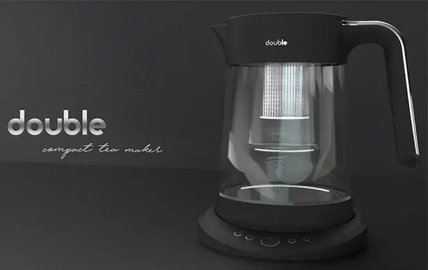 Double Compact Tea Maker by Aybike Eser