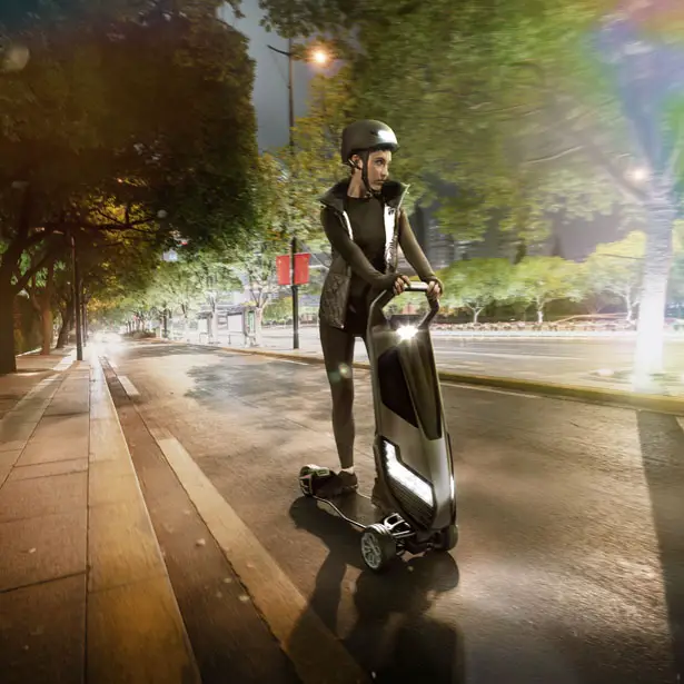 Dragon Fly Electric Hyperscooter for Future Personal Mobility by D-Fly