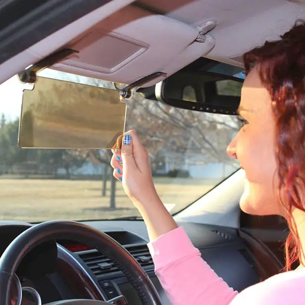 Driver's See Through Sun Visor