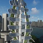 Power Long Drone-Car Tower: Condo Tower with Docking Station and Parking Tower for Drones by Richards Architecture Design