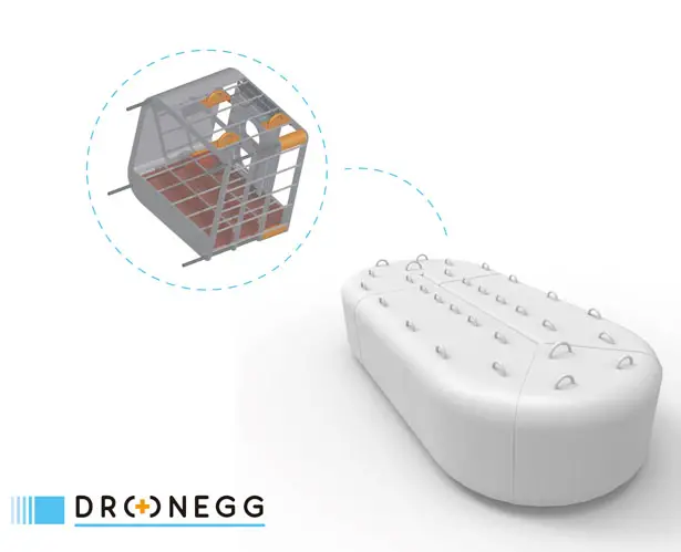 Dronegg First Aid System Using Drones by Gayoung Lee, Gherardo Martin, Luca Macrì, and Davide Modanese