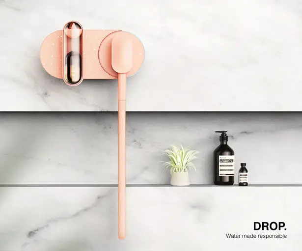 DROP I Shower Tap Concept by Pascal Grangier