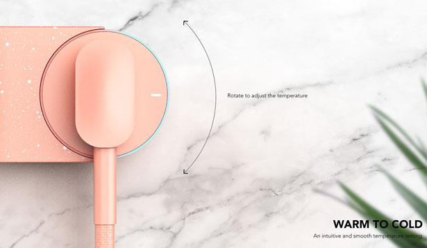 DROP I Shower Tap Concept by Pascal Grangier